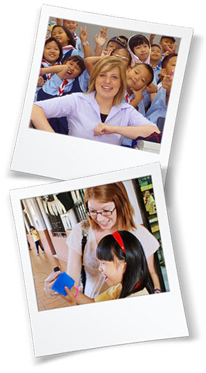 TEFL Teacher and Class