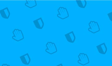 Blue police themed background with facing hands and shields