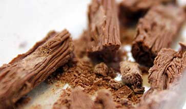 Chocolate flakes