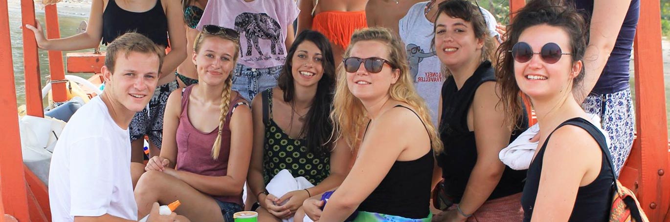 Charlia Adams in Cambodia