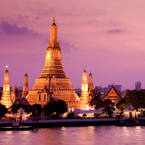 The temple of dawn in Bangkok, Thailand