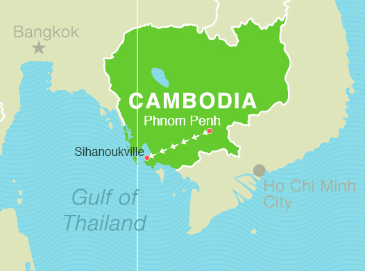 Map of Cambodia