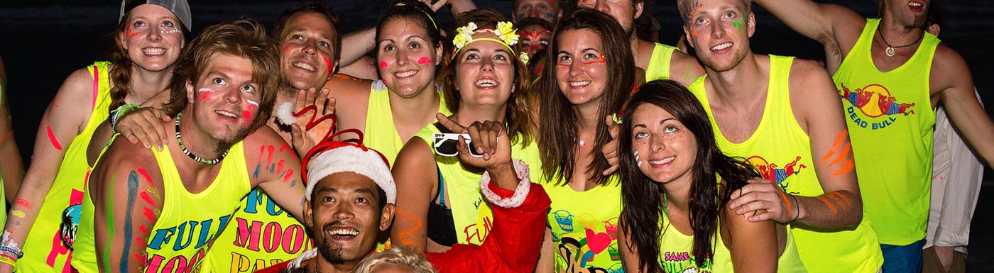 Partying in Koh Phangan