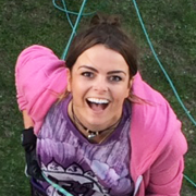 South Africa TEFL intern Rachel Walker abseiling in Stellenbosch