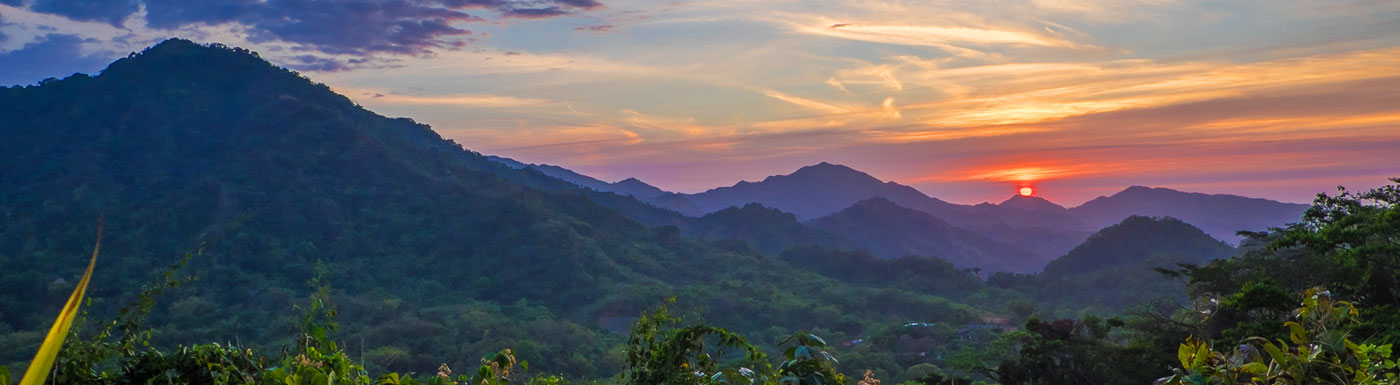 Colombian sunset