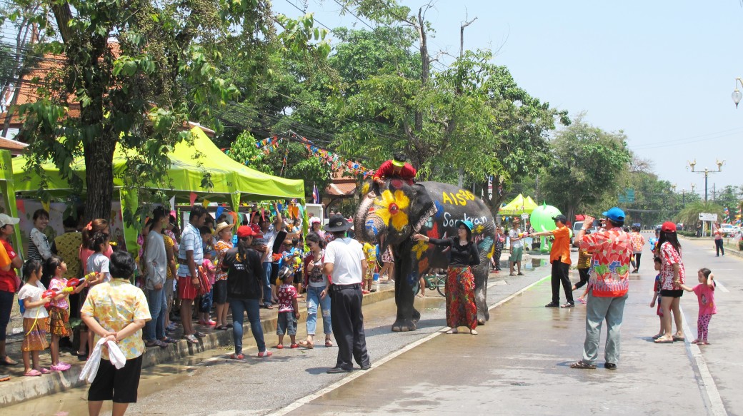 Songkran festival in Thailand