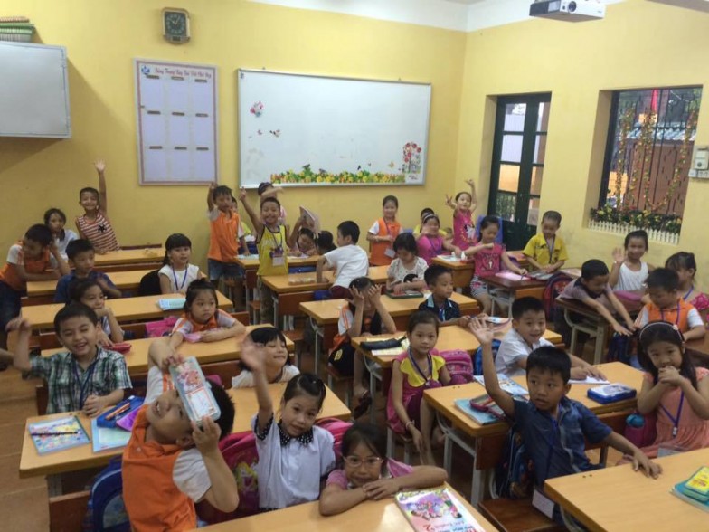 Class of TEFL students in Vietnam