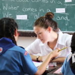 TEFL teacher in classroom