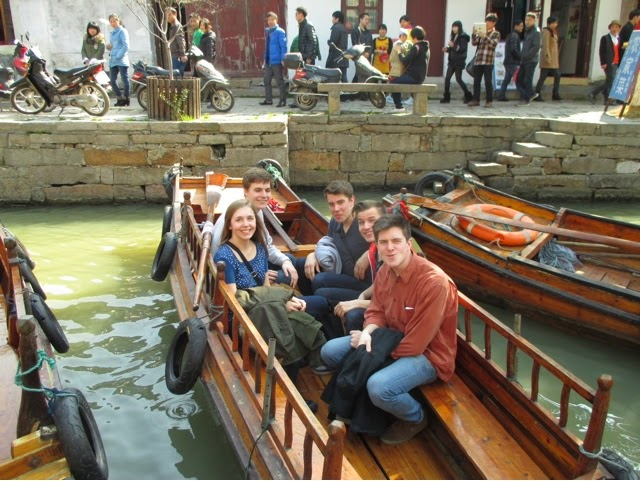 TEFl teachers on a boat