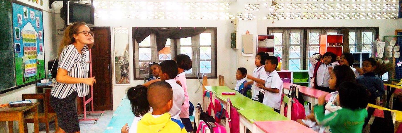 TEFL classroom in thailand