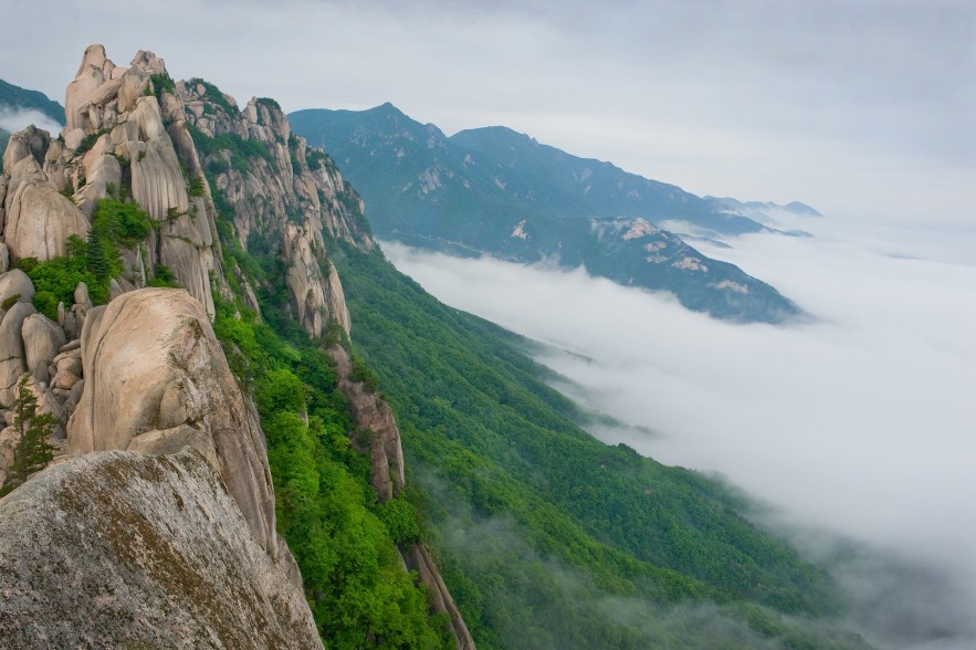 South Korea mountain landscape