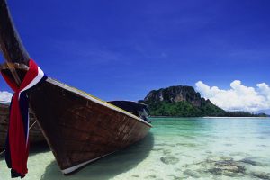 Thailand Island Image With Boat