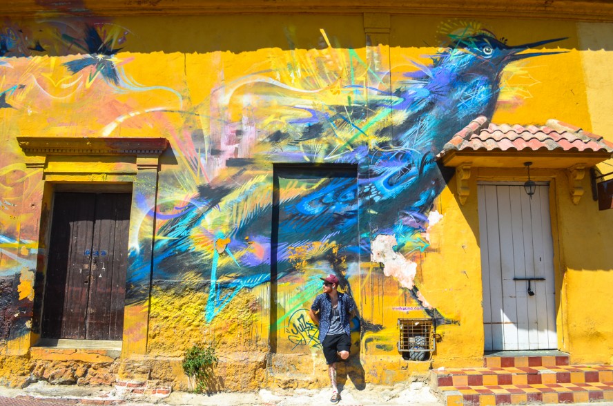 Streetart in Cartagena, Colombia 