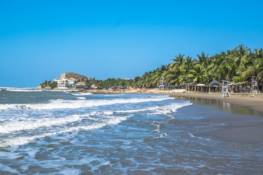 The beach at Santa Veronica