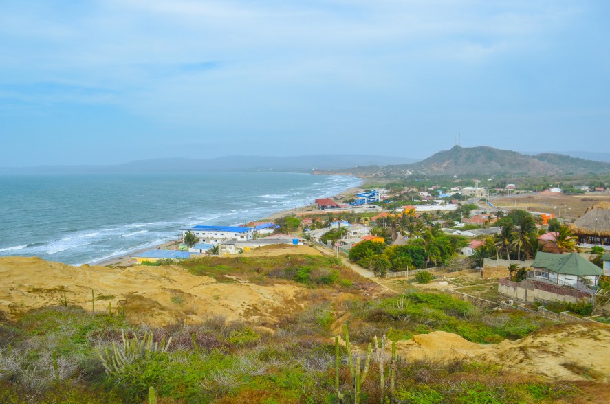 View of Santa Veronica from the hillside