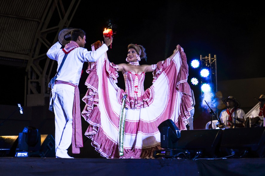 Carnival flamenco dancers