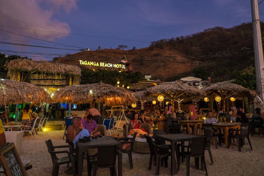 Beachside bar in Taganga