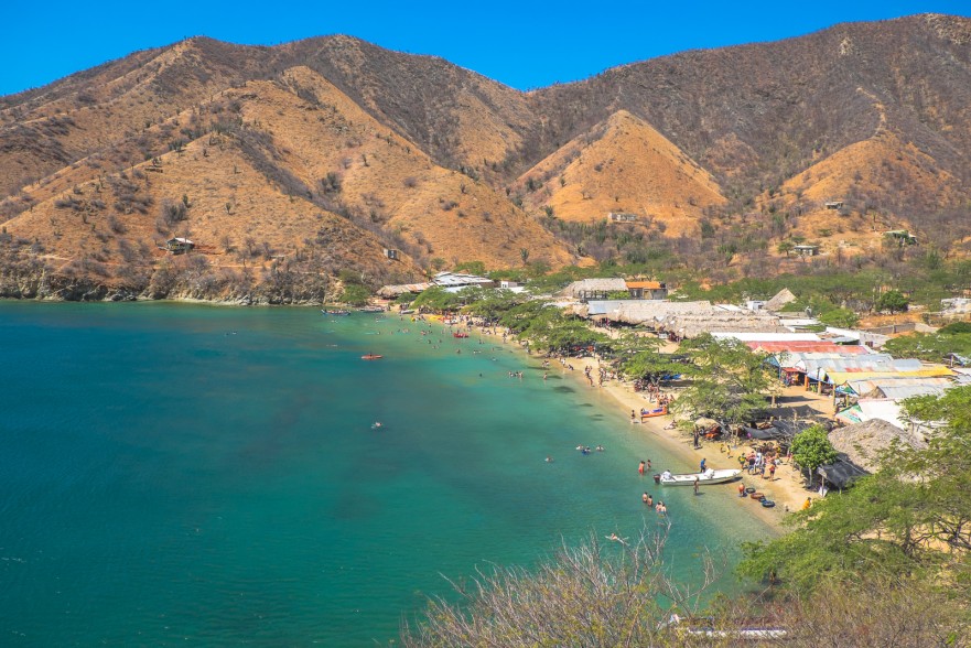 Playa Grande in Taganga