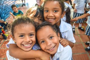 TEFL students smiling