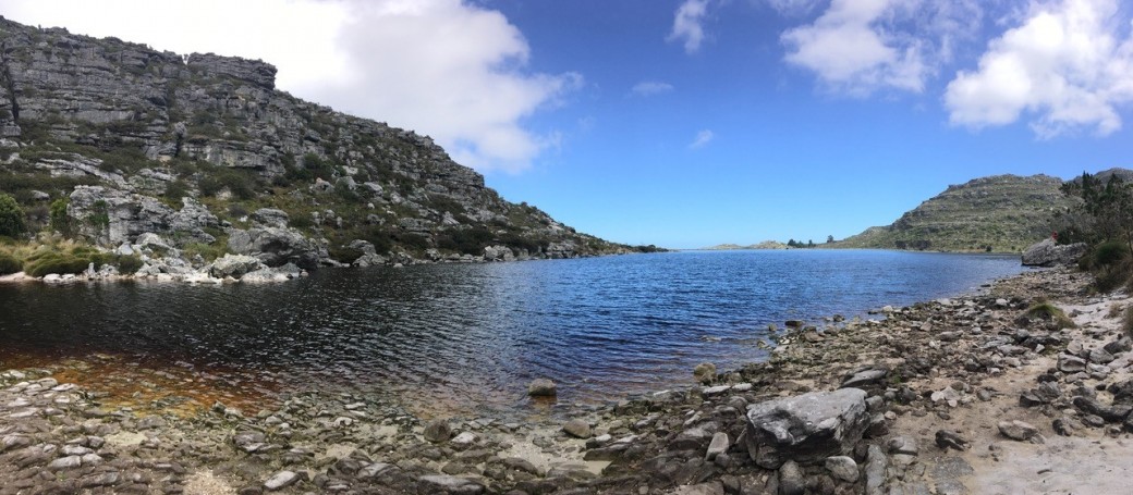 Natural pool near Table Mountain, South Africa