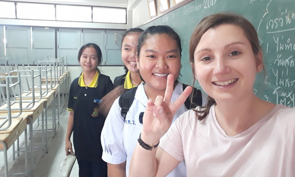 Jenny Graham teaching in Thailand