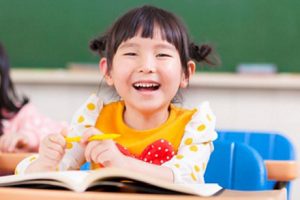 A student from a classroom Teaching English in China