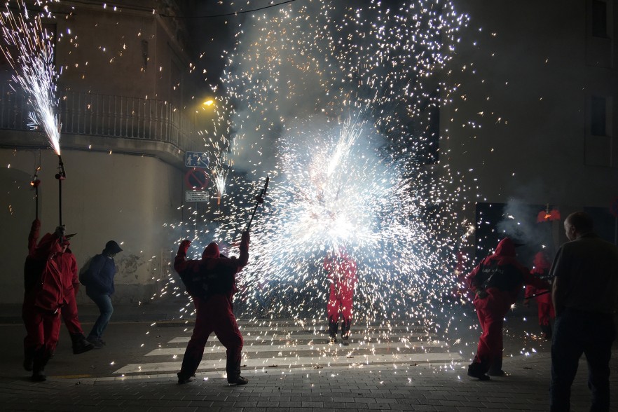 street celebrations in Spain 