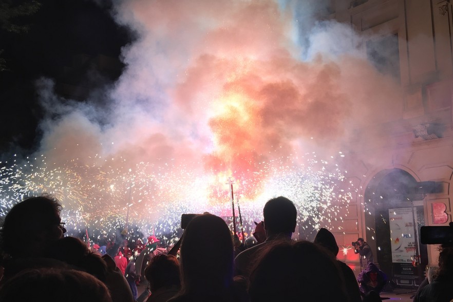 street celebrations in Spain