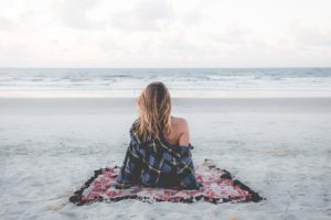 girl on beach