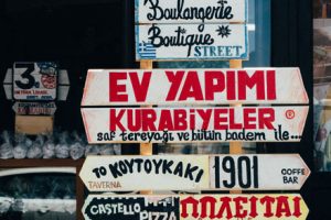 languages on signs