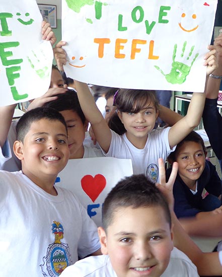 TEFL students in South America