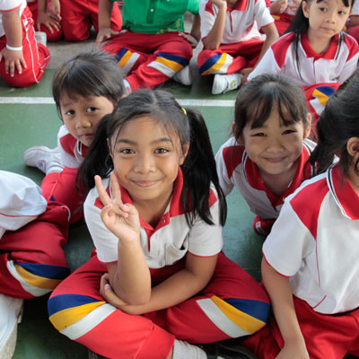 Tefl students smiling