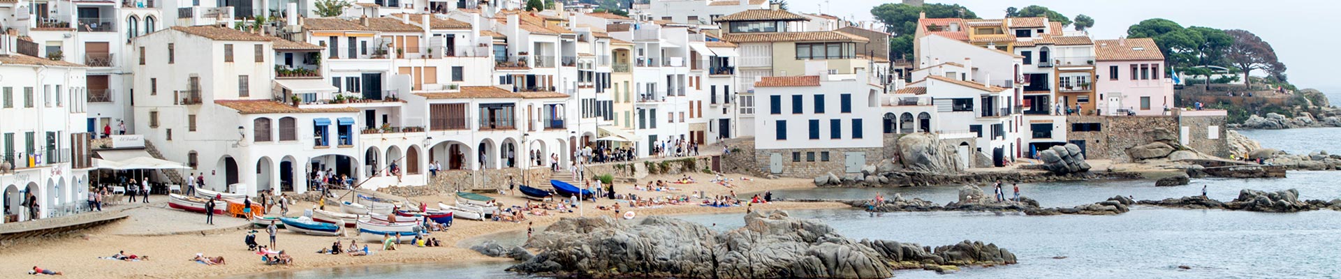 A seaside scene from Europe