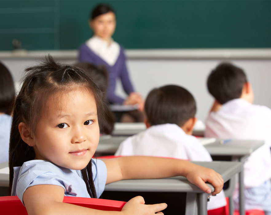 student in China