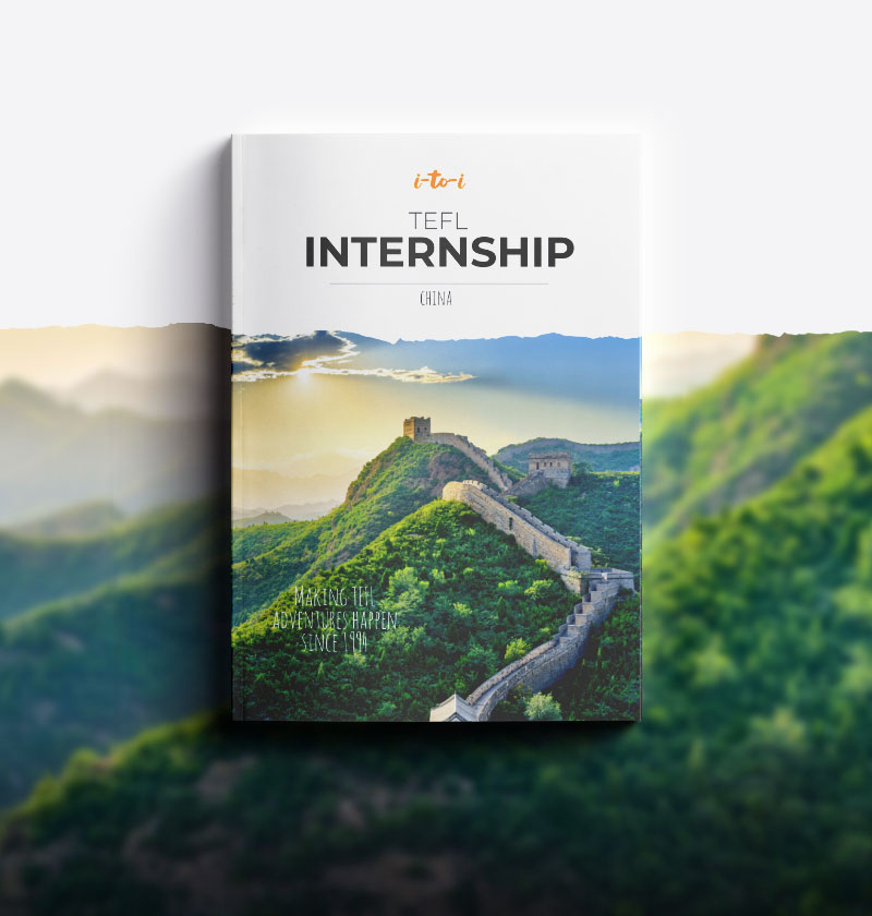 china tefl internship brochure cover image