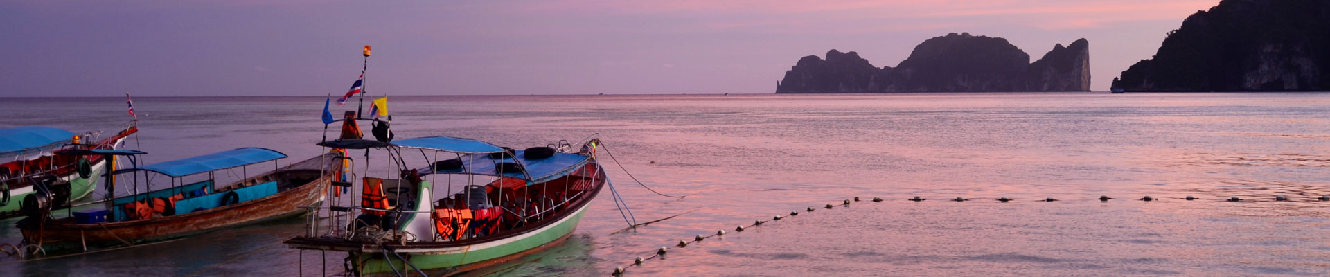 Boat scene in Thailand