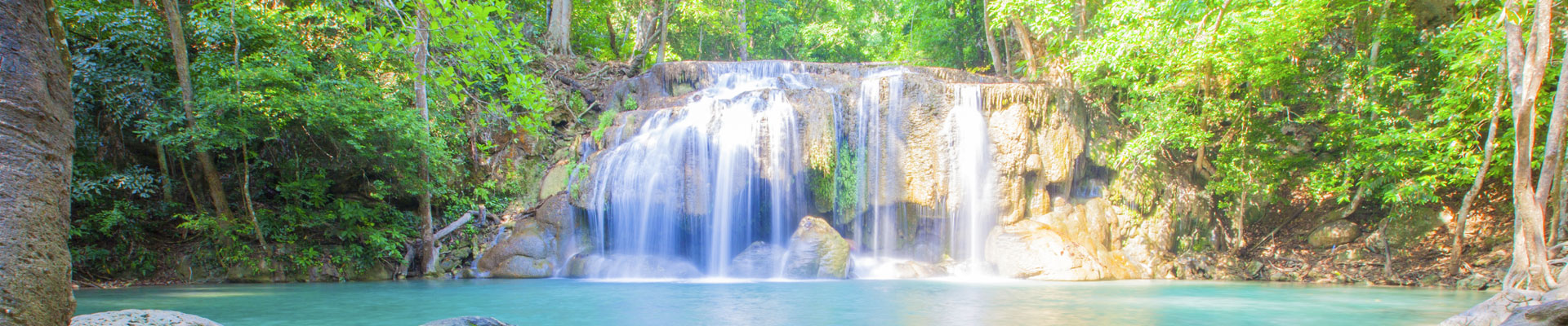 A waterfall in Costa Rica