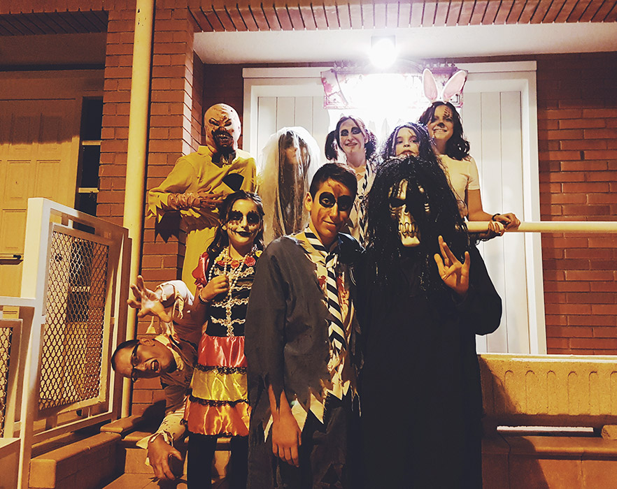 Halloween with Spanish host family