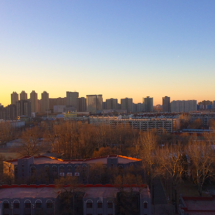 View from room, China