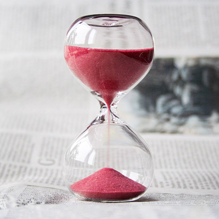 Pink hourglass