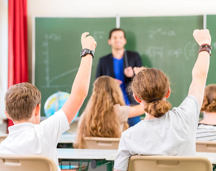 Children in classroom