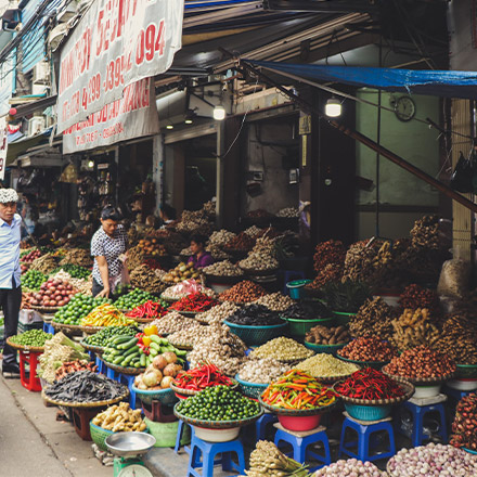 Vietnamese food market