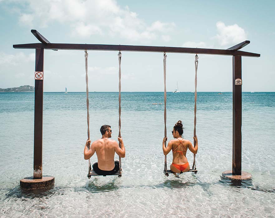 beach swing