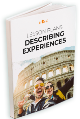 describing experiences lesson plan ebook mockup