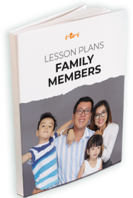 family members lesson plan ebook mockup