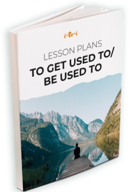 to get used to / be used to lesson plan ebook mockup