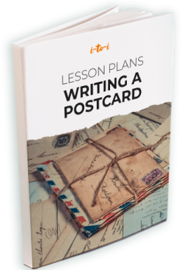 writing a postcard lesson plan ebook mockup