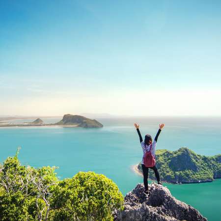 TEFL in Thailand woman exploring thailand by the sea