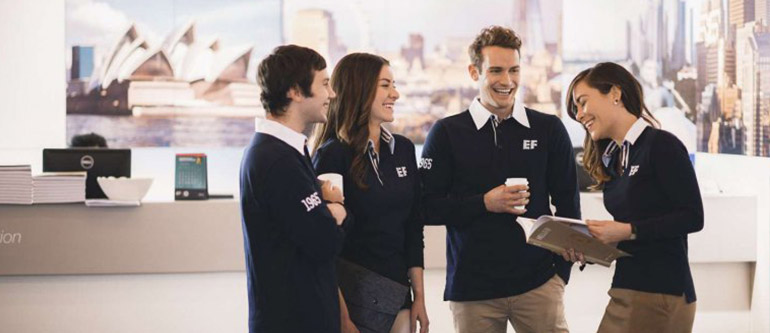 teachers talking together