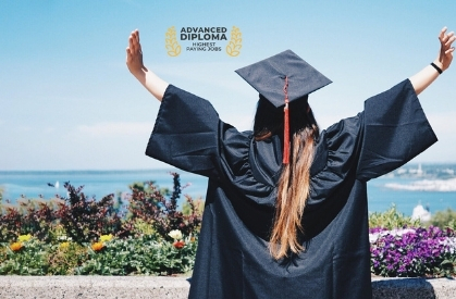 Girl with graduation gap on after completing 420 hour advanced TEFL course